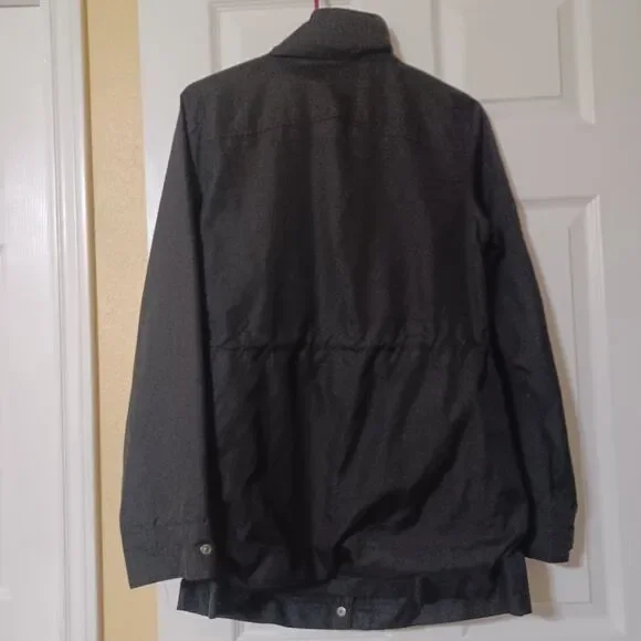 A NEW DAY Black Water-Resistant Rain Jacket, Size S - Picture 2 of 6